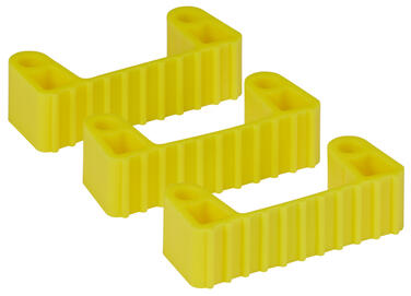 CLIPS CAOUTCHOUC DE RECHANGE SUPPORTS 1011 ET 1013 JAUNE X3