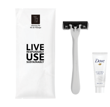 SET RASAGE RASOIR 3 LAMES CRÉME DE RASAGE DOVE 10ML X250