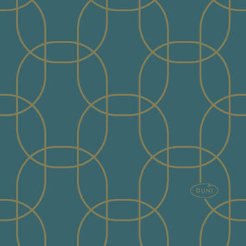 SERVIETTE 20X20CM NON TISSÉ DUNISOFT GOLDEN DECO X180