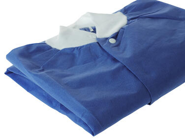 BLOUSON POLYPROPYLÈNE SMS 35G TAILLE UNIQUE BLEU X50