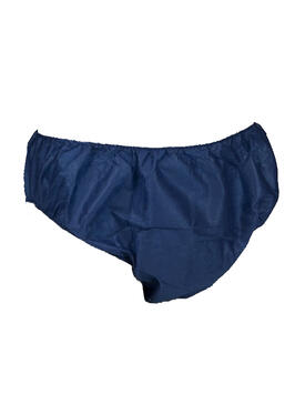 SLIP À USAGE UNIQUE POLYPROPYLÈNE 40G BLEU FONCÉ X500