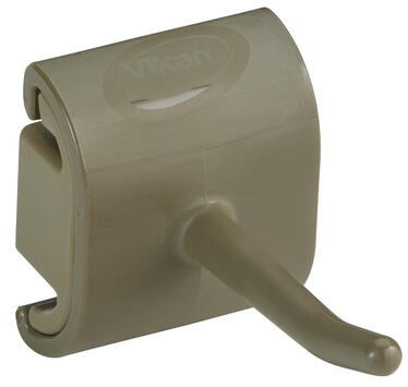SUPPORT MURAL HYGIENIQUE MODULE CROCHET SIMPLE 41MM MARRON