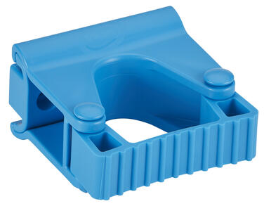 SUPPORT MURAL HYGIENIQUE MODULE CLIP GRIP 82MM BLEU