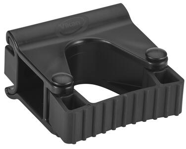 SUPPORT MURAL HYGIENIQUE MODULE CLIP GRIP 82MM NOIR