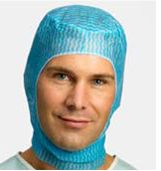 CAGOULE BLEUE EN NON TISSÉ IMPRIMÉE AÉRÉE