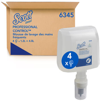 SAVON MOUSSE SCOTT® CONTROL™ CARTOUCHE 1,2L X4