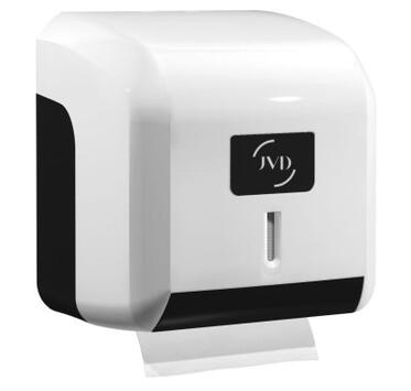 DISTRIBUTEUR UNIVERSEL DE PAPIER TOILETTE ROULEAU OU PLIÉ CLEANLINE BLANC