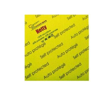 LAVETTE NON TISSEE NETTY AUTO-PROTEGEE 40X40CM JAUNE ECOLABEL X5