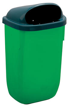 POUBELLE MURALE XERIOS 50L VERT / VERT