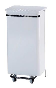 SUPPORT SAC CARENE COLLECROULE 110L 2 ROUES A PEDALE BLANC