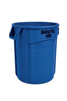 POUBELLE BRUTE ROND 75L BLEU