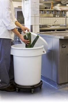 POUBELLE BRUTE ROND 75L BLANC