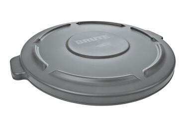 COUVERCLE GRIS POUR POUBELLE BRUTE ROND 121L