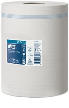 BOBINE DEVIDAGE CENTRAL TORK M4 BLANC 450 FORMATS 2 PLIS 19,4X33,5CM ECOLABEL X6