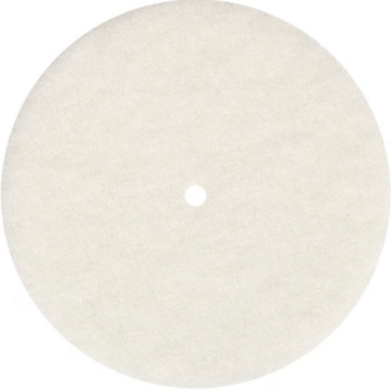 DISQUE 432MM MOQUETTE 3M BLANC