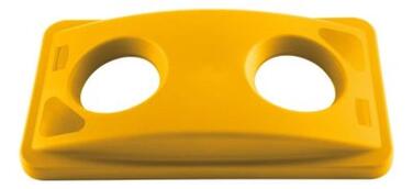 COUVERCLE JAUNE BOUTEILLE POUR POUBELLE SLIM JIM