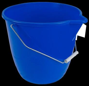 SEAU 12L ROND BLEU