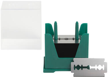 BOÎTE DISTRIBUTRICE DE 250 LAMES À SCARIFIER INOX 4.3X2 CM X250