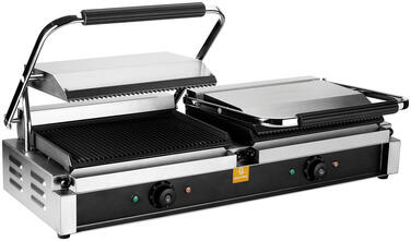 GRILL FONTE RAINURÉE DOUBLE 4,4 KW