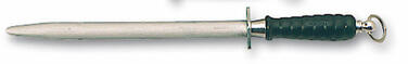 FUSIL À AIGUISER DE BOUCHER MÈCHE OVALE TAILLAGE FIN 30 CM