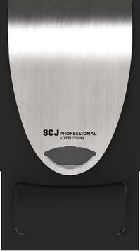 DISTRIBUTEUR MANUEL LOTION SC JOHNSON PROFESSIONAL® PREMIUM NOIR LANGUETTE CHROMEE 1L