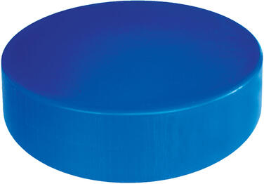BILLOT ROND EN PEHD 500 DIAMÈTRE 45 CM HAUTEUR 14 CM BLEU