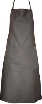 TABLIER VALET AVEC BAVETTE 102X95 CM GRIS AVEC POCHE