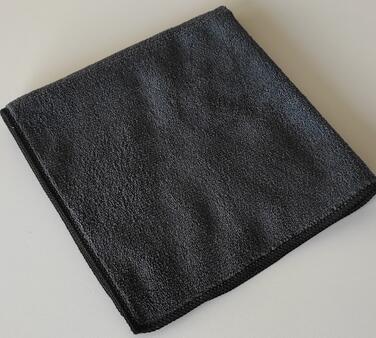 LAVETTE BOUCLEE MICROFIBRE LIGHT MULTI USAGES 40X40CM NOIR 40X5
