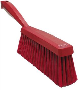BALAYETTE ALIMENTAIRE 33CM FIBRE SOUPLE ROUGE