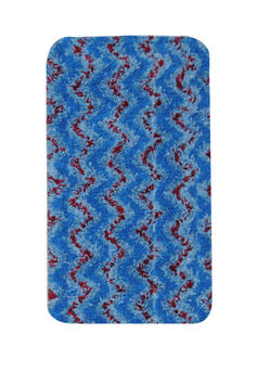 FRANGE DE LAVAGE MICROFIBRE EMR 80 VELCRO 30CM BLEU/ROUGE