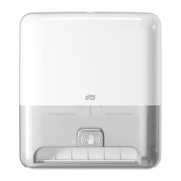 DISTRIBUTEUR D'ESSUIE-MAINS ROULEAUX À DÉTECTION OPTIQUE TORK MATIC® H1 BLANC
