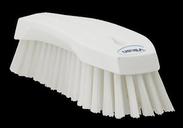 BROSSE A MAIN ALIMENTAIRE 20CM FIBRE DURE BLANC