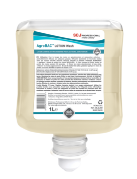 SAVON ANTIMICROBIEN AGROBAC® LOTION WASH CARTOUCHE 1L X6