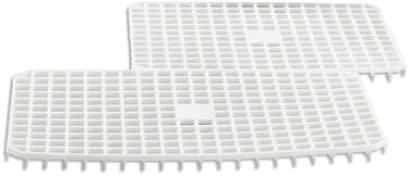 GRILLE D'ÉGOUTTAGE POUR BAC CREUX PEHD 40X30X10 CM