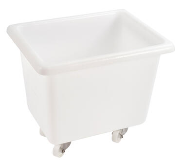 BAC RENFORCÉ 100 L BLANC AVEC ROUES