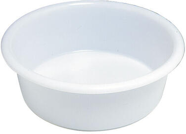 CUVETTE RONDE PEHD BLANCHE 39 CM 9 L