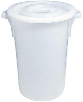 CONTENEUR CYLINDRIQUE ALIMENTAIRE AVEC COUVERCLE 42X48 CM 45