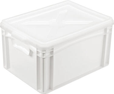 COUVERCLE POUR BAC GERBABLE PLEIN BLANC 400X300