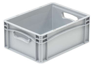 BAC GERBABLE PLEIN GRIS 40X30 H 17 CM 15,9 L