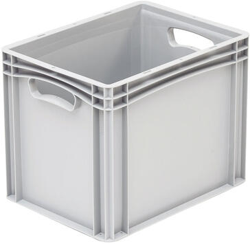 BAC GERBABLE PLEIN GRIS 400X300 HAUTEUR 32 CM 30 L