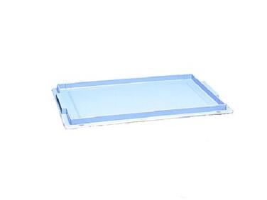 COUVERCLE POUR BAC GERBABLE PLEIN GRIS 400X300