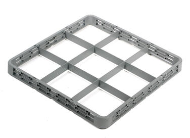 RÉHAUSSE AVEC CLOISONS H 4.5 CM POUR CASIERS 9 VERRES