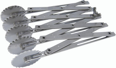 MULTICOUPE ROULEAU EXTENSIBLE BANDES 1 12CM 5 ROULETTES CANNELÉES