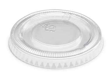 COUVERCLE PLASTIQUE APET TRANSPARENT POUR POT DELIPACK Ø65MM X2500