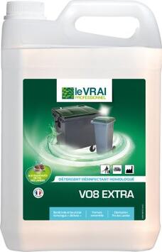 DETERGENT DESINFECTANT LOCAUX DECHETS VO8 EXTRA 5L