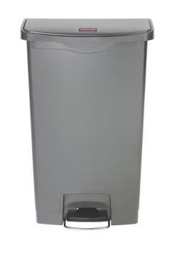POUBELLE A PEDALE SLIM JIM STEP ON 68L MODELE LARGE RESINE GRIS