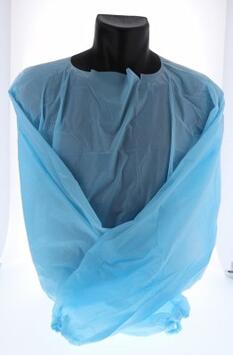TABLIER BLEU 125X185CM 30µ SARRAU CPE SACHET X25