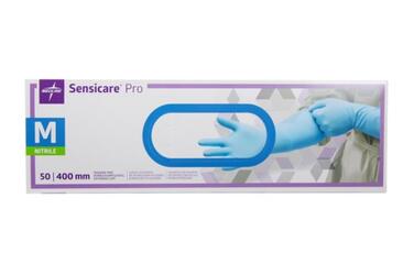 GANT NITRILE BLEU NON POUDRÉ SENSICARE® PRO TAILLE M BOÎTE X50