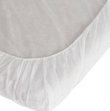 DRAP HOUSSE POLYPROPYLÈNE 25G 220X120CM BLANC X50