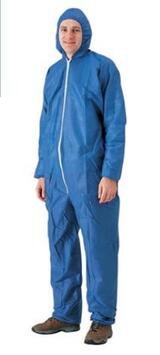 COMBINAISON À CAGOULE POLYPROPYLÈNE FERMETURE ZIPÉE 40G 2 POCHES TAILLE XXL BLEU X50
